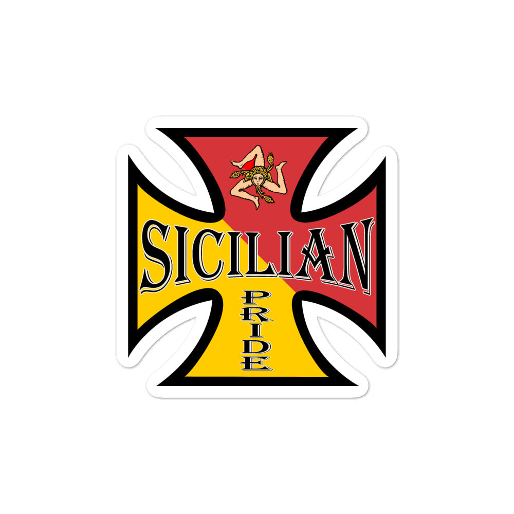 Sicilian Pride Bubble-free stickers