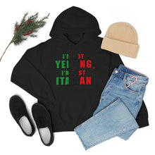 Load image into Gallery viewer, I&#39;m Not Yelling, I&#39;m Just Italian Unisex Heavy Blend™ Hooded Sweatshirt - Guidogear
