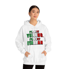 Load image into Gallery viewer, I&#39;m Not Yelling, I&#39;m Just Italian Unisex Heavy Blend™ Hooded Sweatshirt - Guidogear
