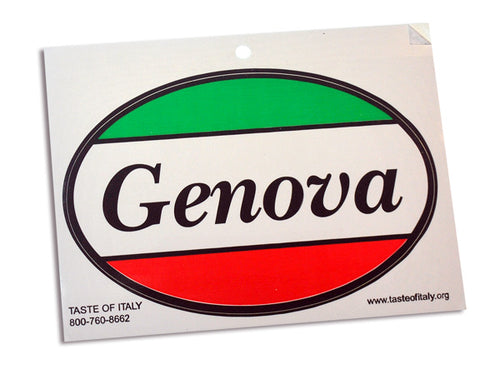 Genova Oval Decal Sticker - Guidogear