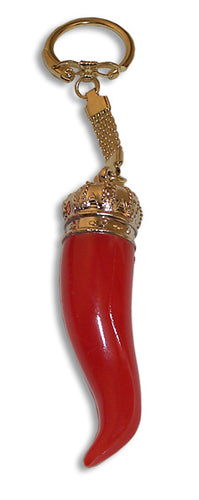 Horn with Crown Keychain - 3.5