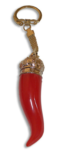 Horn with Crown Keychain - 3.5
