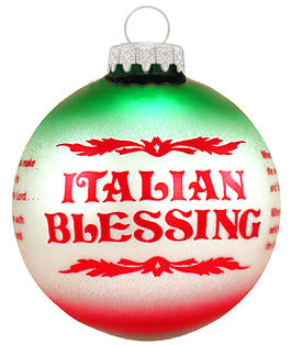 Italian Blessing Ornament