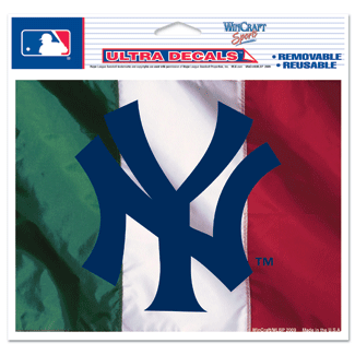 Italian Flag NY Yankees Decal - Guidogear