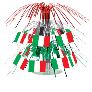 Mini Italian Flag Cascade Centerpiece 7 - Guidogear