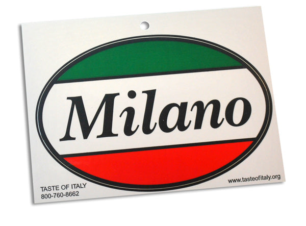 Milano Oval Decal Sticker - Guidogear