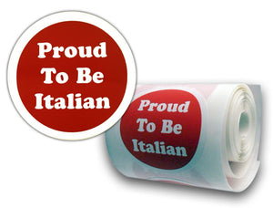 Proud To Be Italian Stickers (10) - Guidogear