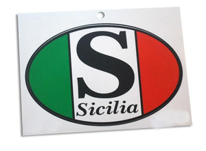 Sicilia Oval Decal Sticker - Guidogear