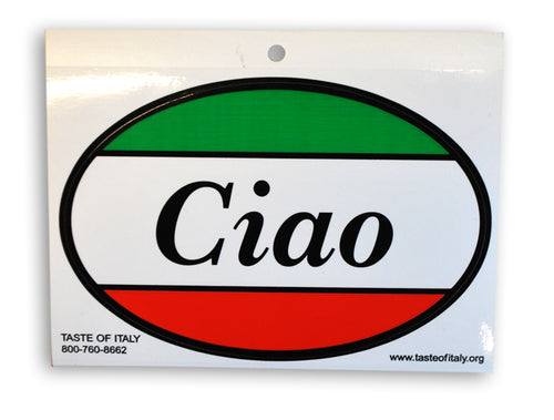 Ciao Oval Decal Sticker - Guidogear