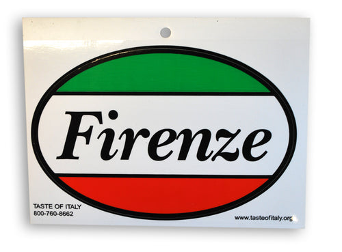 Firenze Oval Decal Sticker - Guidogear