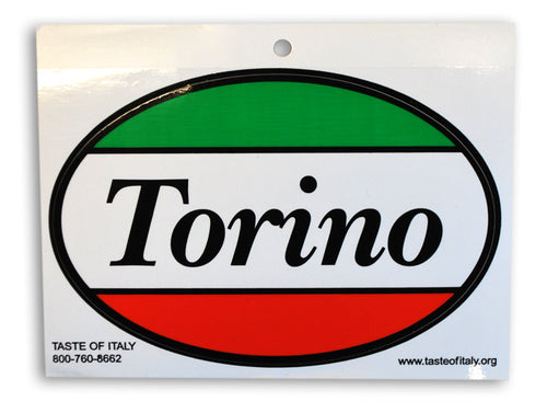 Torino Oval Decal Sticker - Guidogear