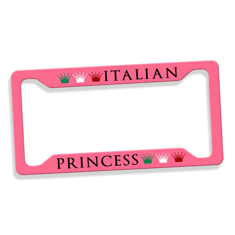 DADDY'S LITTLE PRINCESS WHITE/PINK LICENSE PLATE FRAME - Foto 9