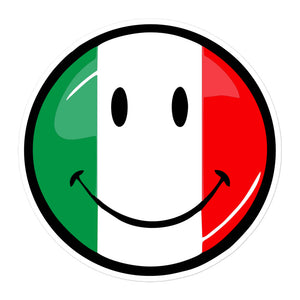 Italian Smiley Face Sticker - Guidogear