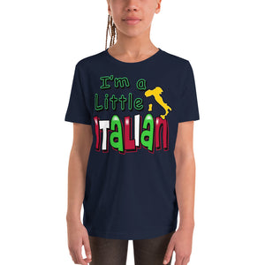 I'm A Little Italian Youth Short Sleeve T-Shirt - Guidogear