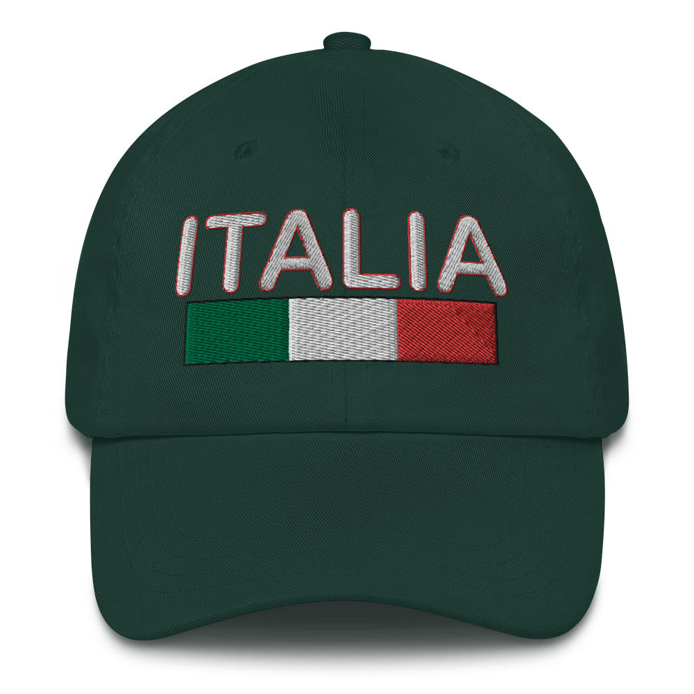 Italia Flag Bar Dad hat - Guidogear