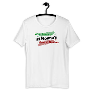 What Happens At Nonna's Stays At Nonna's Short-Sleeve Unisex T-Shirt - Guidogear