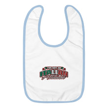 Load image into Gallery viewer, I&#39;ve Got An Italian Attitude Embroidered Baby Bib - Guidogear
