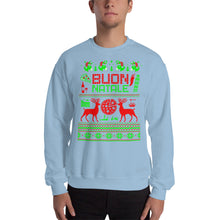 Load image into Gallery viewer, Italian Ugly Christmas Sweater Design Unisex Sweatshirt - Guidogear
