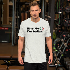 Kiss Me I'm Italian Short-Sleeve Unisex T-Shirt - Guidogear