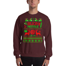 Load image into Gallery viewer, Italian Ugly Christmas Sweater Design Unisex Sweatshirt - Guidogear
