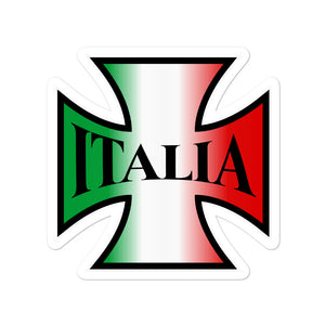 Italia Biker Cross Bubble-free stickers - Guidogear