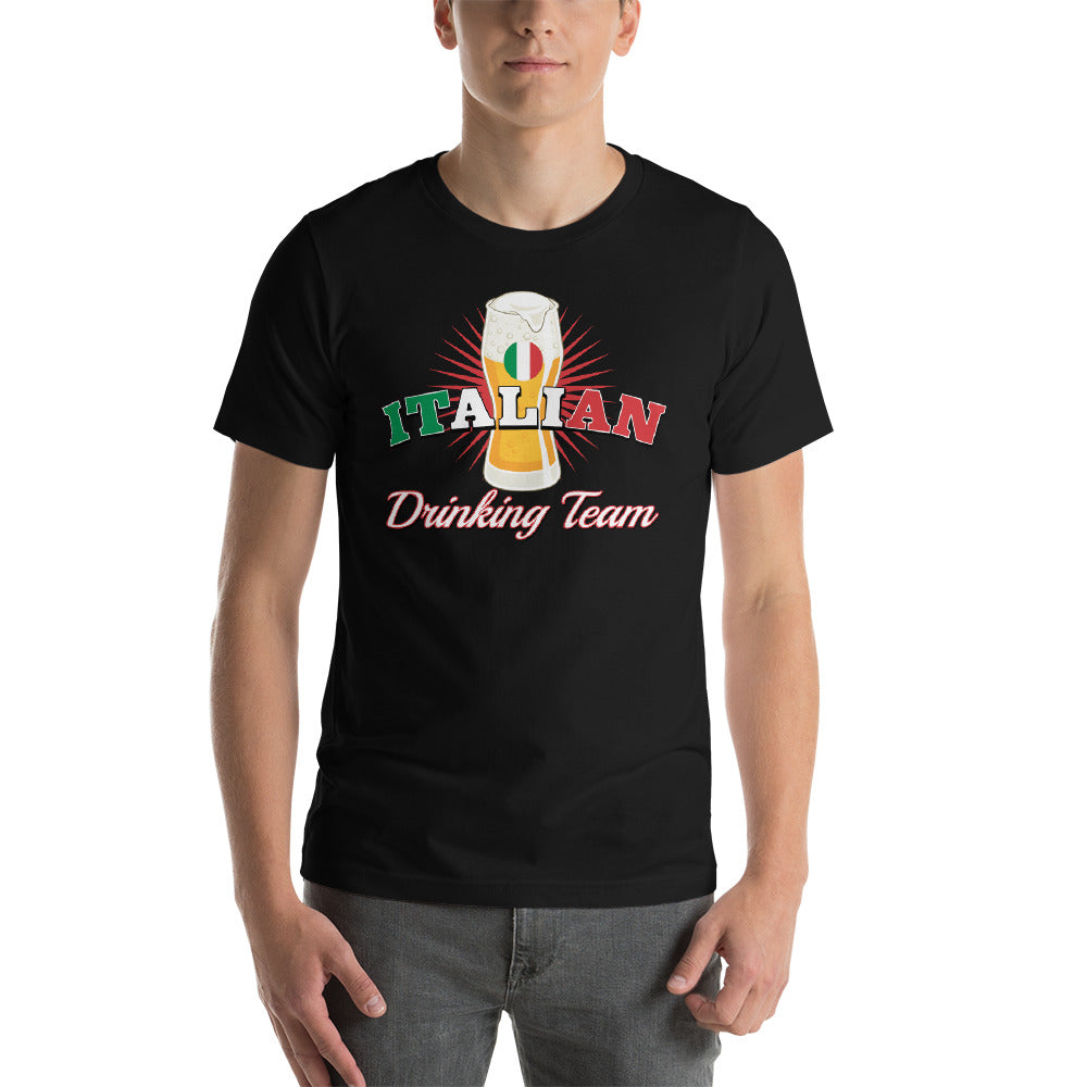 Italian Drinking Team Short-Sleeve Unisex T-Shirt - Guidogear