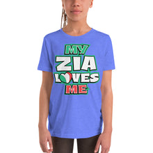 Load image into Gallery viewer, My Zia Loves Me Youth Short Sleeve T-Shirt - Guidogear
