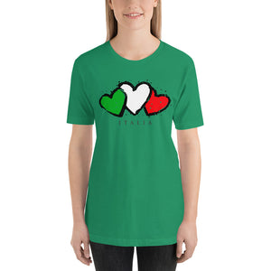 Italian Hearts Short-Sleeve Unisex T-Shirt - Guidogear