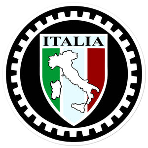 Italia Shield With Boot Circle stickers - Guidogear