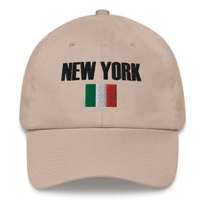 New York Italian Flag Dad hat - Guidogear