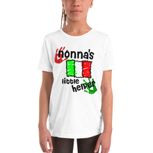 Load image into Gallery viewer, Nonna&#39;s Little Helper Youth Short Sleeve T-Shirt - Guidogear
