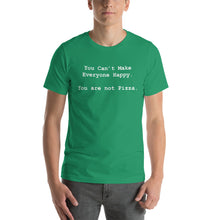 Load image into Gallery viewer, You Can&#39;t Make Everyone Happy.  You Are Not Pizza Short-Sleeve Unisex T-Shirt - Guidogear
