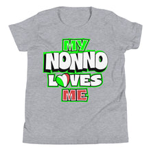 Load image into Gallery viewer, My Nonno Loves Me Youth Short Sleeve T-Shirt - Guidogear
