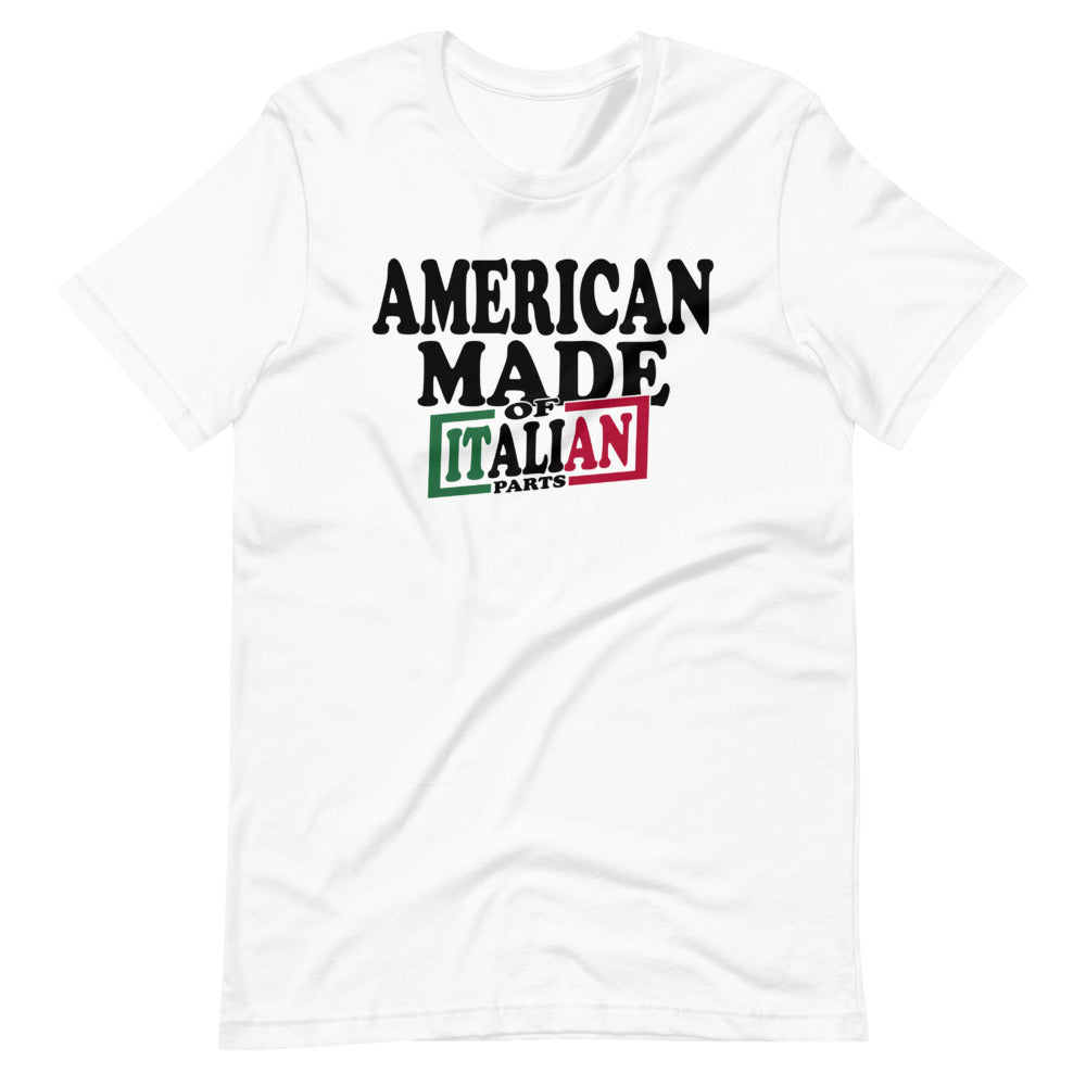 American Made Of Italian Parts Short-Sleeve Unisex T-Shirt - Guidogear