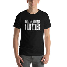 Load image into Gallery viewer, World&#39;s Coolest Godfather Short-Sleeve Unisex T-Shirt - Guidogear
