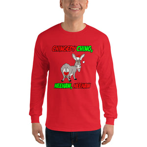 Italian Christmas Donkey Unisex Long Sleeve Shirt - Guidogear
