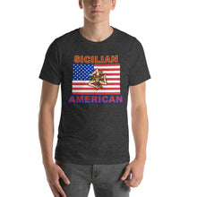 Load image into Gallery viewer, Sicilian American Short-Sleeve Unisex T-Shirt - Guidogear
