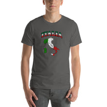 Load image into Gallery viewer, Italia Boot Map Short-Sleeve Unisex T-Shirt - Guidogear
