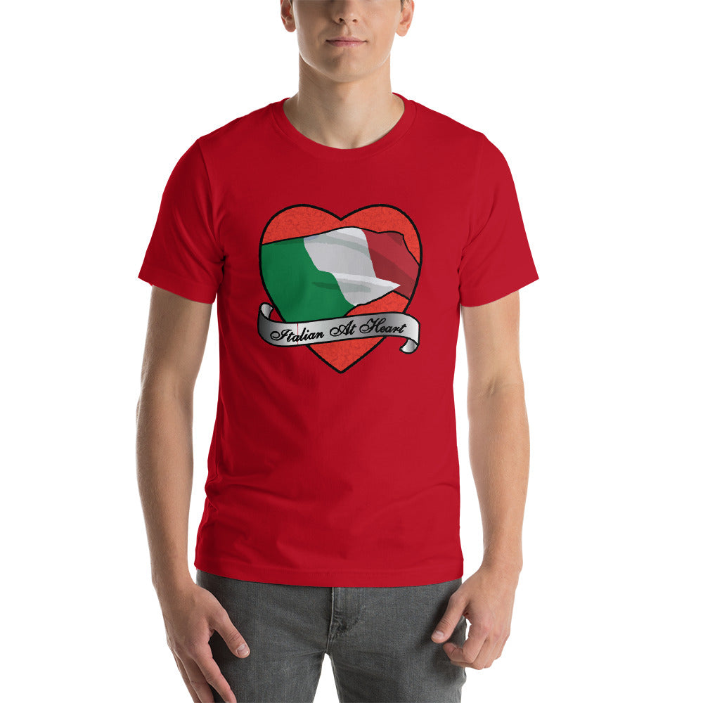 Italian At Heart Short-Sleeve Unisex T-Shirt - Guidogear