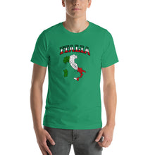 Load image into Gallery viewer, Italia Boot Map Short-Sleeve Unisex T-Shirt - Guidogear
