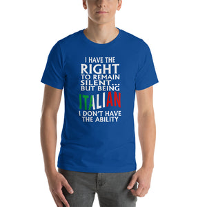 I Have The Right To Remain Silent Short-Sleeve Unisex T-Shirt - Guidogear