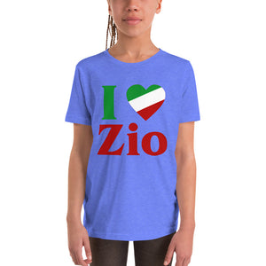 I Love Zio Youth Short Sleeve T-Shirt - Guidogear