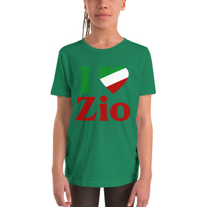 I Love Zio Youth Short Sleeve T-Shirt - Guidogear