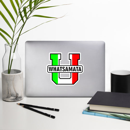 Whatsamata U stickers - Guidogear