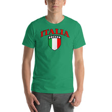 Load image into Gallery viewer, Italia Soccer Short-Sleeve Unisex T-Shirt - Guidogear
