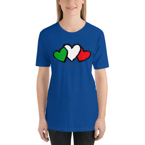 Italian Hearts Short-Sleeve Unisex T-Shirt - Guidogear