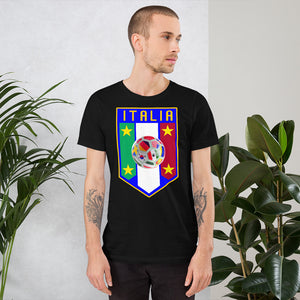 Italia Soccer Shield Short-Sleeve Unisex T-Shirt - Guidogear