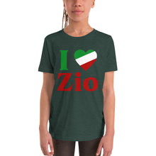 Load image into Gallery viewer, I Love Zio Youth Short Sleeve T-Shirt - Guidogear
