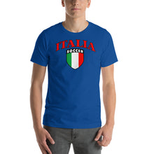 Load image into Gallery viewer, Italia Soccer Short-Sleeve Unisex T-Shirt - Guidogear
