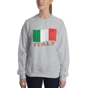 Vintage Italy Flag Unisex Sweatshirt - Guidogear